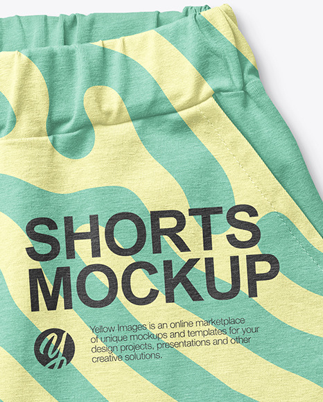 Baby Boy Shorts Mockup PSD #6