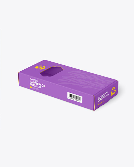Paper Box w  Dates Mockup PSD #2