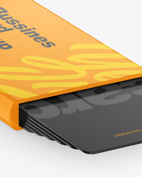 Glossy Card Holder Mockup PSD #2