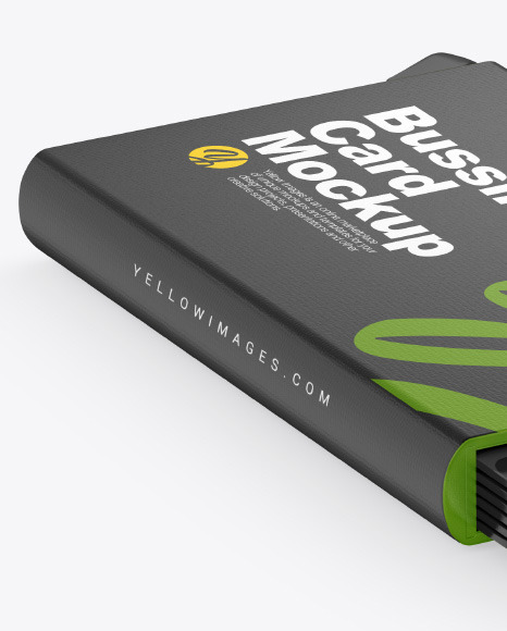 Matte Card Holder Mockup PSD #6