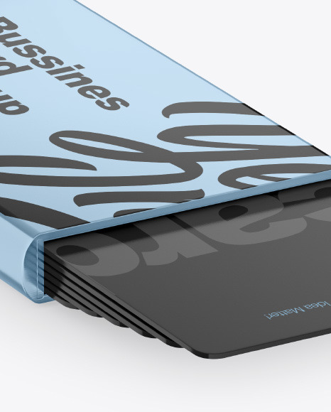 Metallic Card Holder Mockup PSD #2