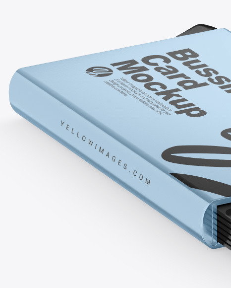 Metallic Card Holder Mockup PSD #1