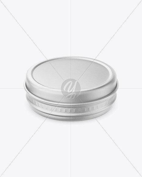Metallic Tin Can Mockup PSD #3