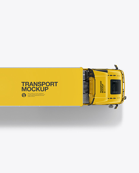 Truck Mockup - Top View