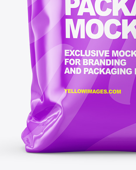 Glossy Food Package Mockup PSD #6