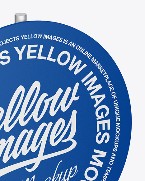 Street Sign Mockup PSD #7