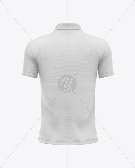 Men s Short Sleeve Polo Shirt Mockup PSD #3