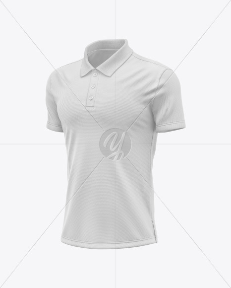 Men s Short Sleeve Polo Shirt Mockup PSD #3