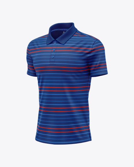 Men s Short Sleeve Polo Shirt Mockup PSD #1