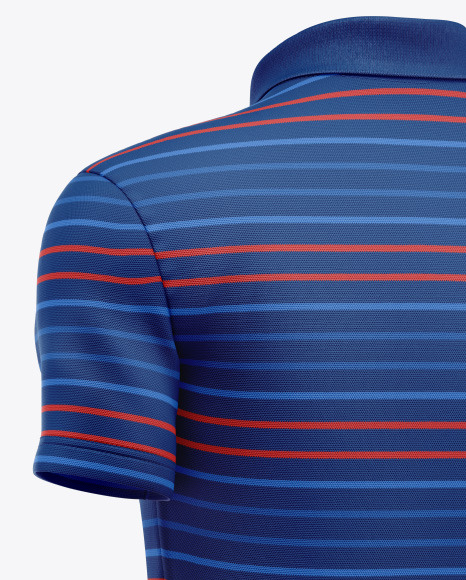 Men s Short Sleeve Polo Shirt Mockup PSD #5