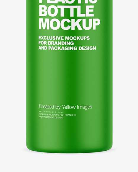 Matte Plastic Bottle with Pump Mockup PSD #2