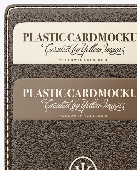 Leather Card Holder Mockup Leather Card Holder Mockup