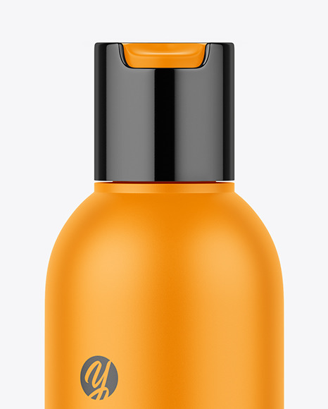 Matte Plastic Cosmetic Bottle Mockup PSD #1