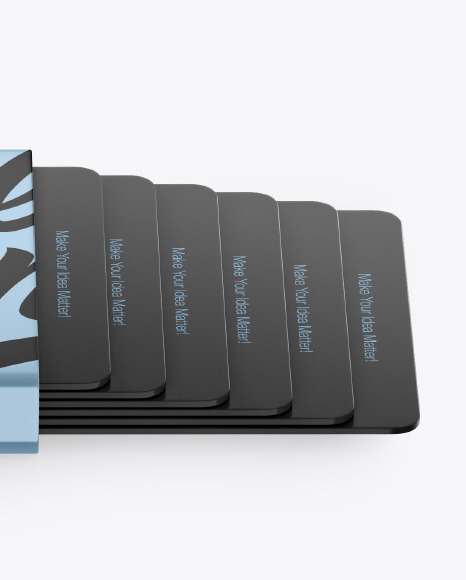 Metallic Card Holder Mockup PSD #2