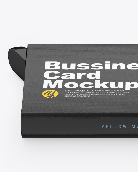 Metallic Card Holder Mockup PSD #6