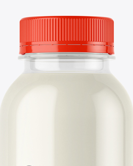 PET Bottle with Milk Mockup PSD #6