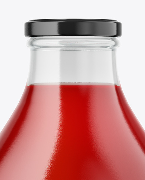 Berry Juice Bottle Mockup PSD #1