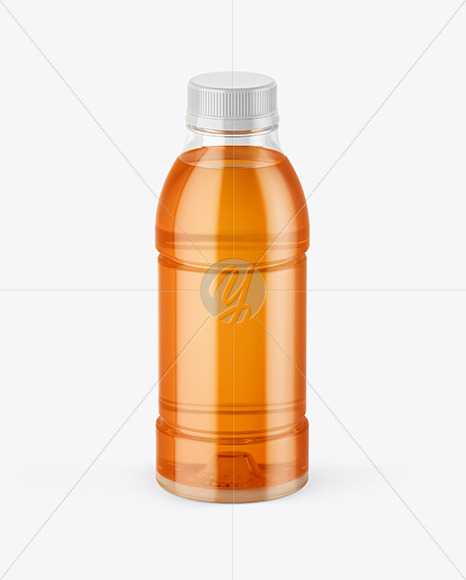 PET Bottle in Shrink Sleeve Mockup PSD #3