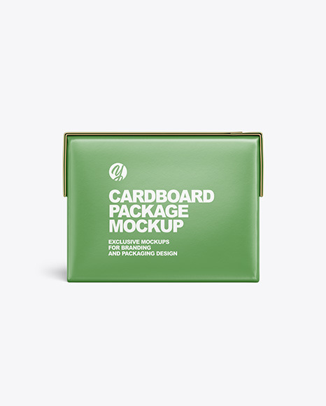 Matte Cardboard Package Mockup