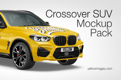 Compact Crossover SUV Mockup Pack