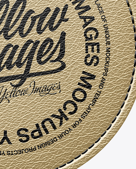 Metallized Keychain Mockup PSD #1