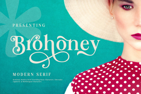 Brohoney Modern Serif Typeface