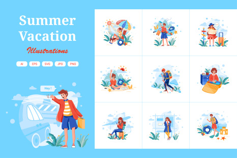 M368_Holidays Illustration Pack