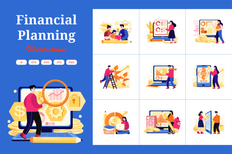 M357_Fintech Illustration Pack