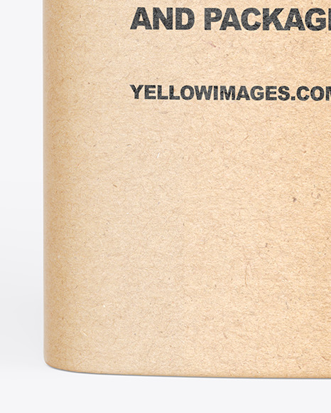 Kraft Paper Box Mockup PSD #5