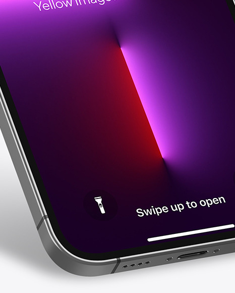 iPhone 13 Pro Max Graphite Mockup PSD #1