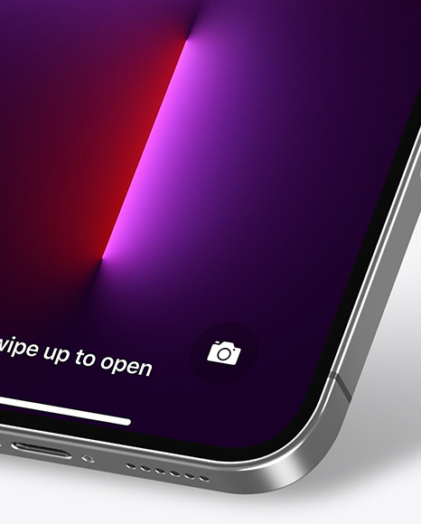 iPhone 13 Pro Max Graphite Mockup PSD #1