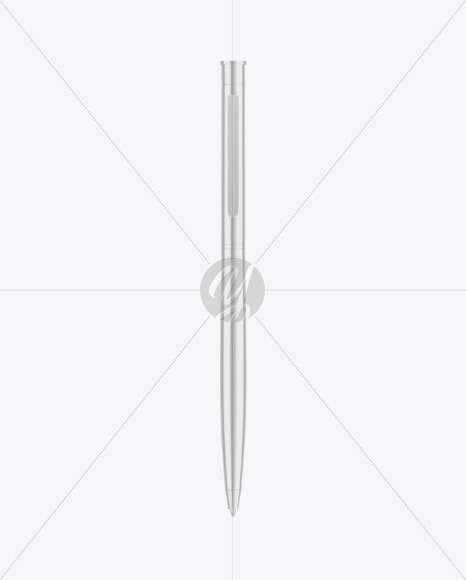 Metallic Pen Mockup PSD #3