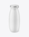 Matte Yogurt Bottle Mockup