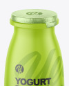 Matte Yogurt Bottle Mockup