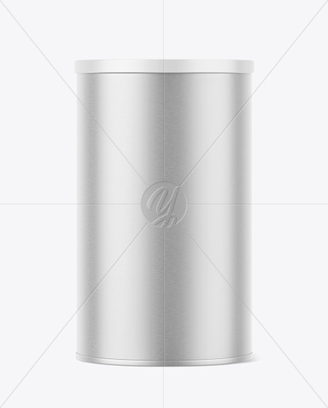 Round Tin Can Mockup PSD #1