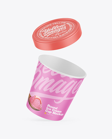 Ice Cream Cup Mockup