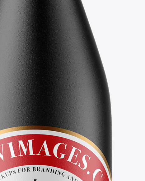 Ceramic Beer Bottle Mockup PSD #1