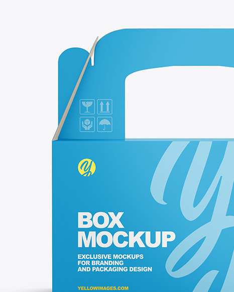 Matte Box with Handle Mockup PSD #2