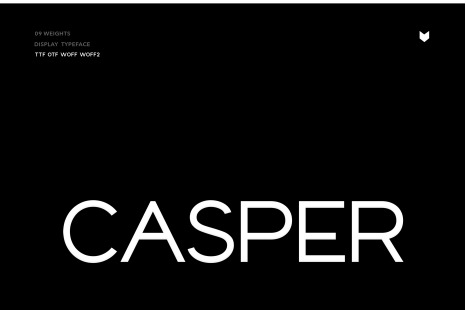 Casper Display Typeface