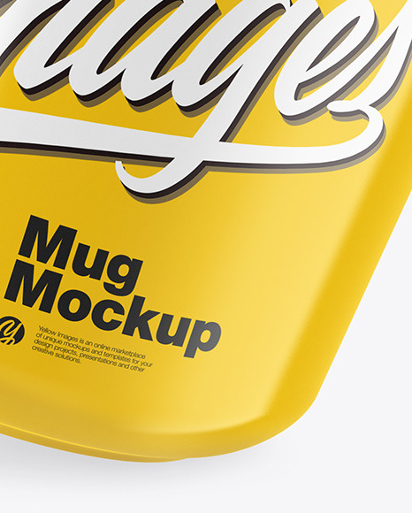 Glossy Mug Mockup PSD #1