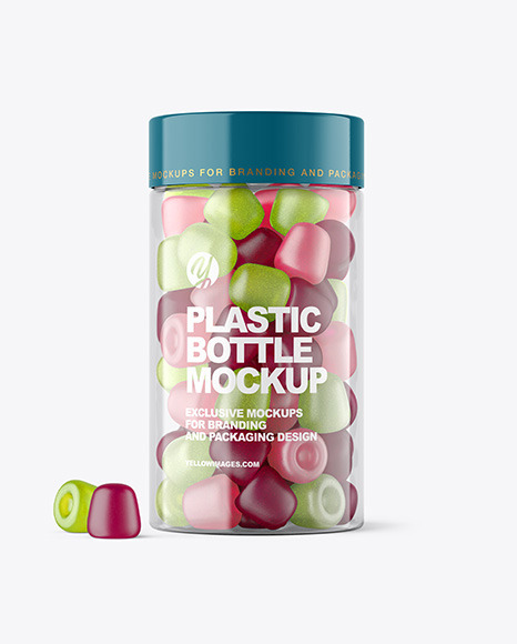 Gummies Jars mockups