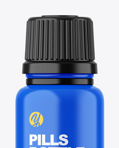 Glossy Pills Bottle Mockup PSD #2