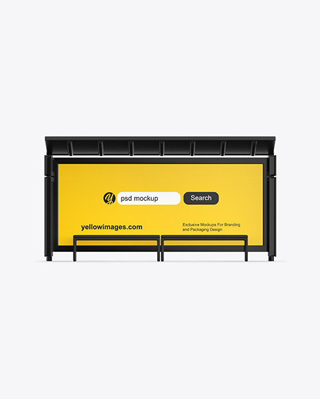 Download Bus Stop Mockup PSD Mockups by Design Guru