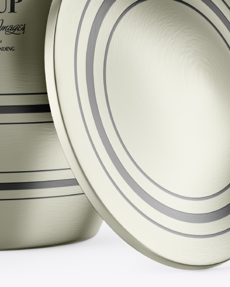 Metallic Cremation Urn Mockup PSD #1