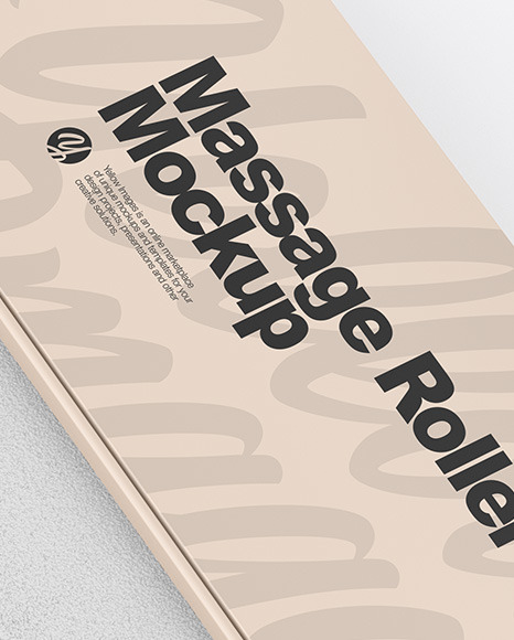 Matte Massage Roller W  Box Mockup PSD #6