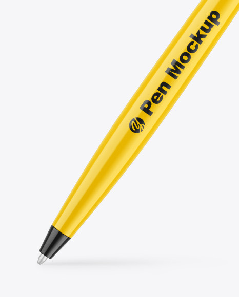 Glossy Pen Mockup ballpoint 1441