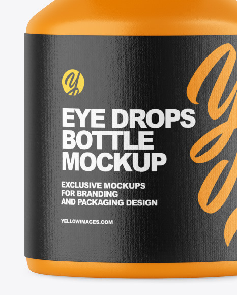 Matte Eye Drops Bottle Mockup PSD #6