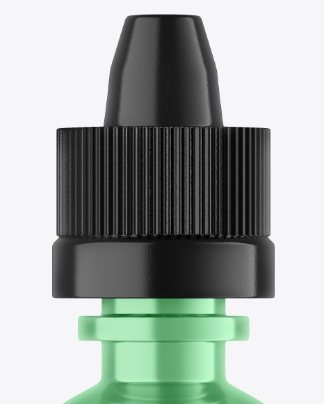 Metallic Eye Drops Bottle Mockup PSD #2