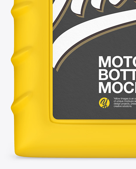 Matte Motor Oil Bottle Mockup PSD #6