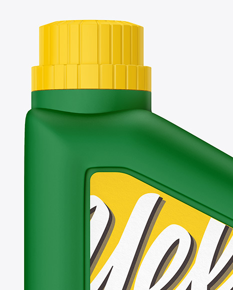 Matte Motor Oil Bottle Mockup PSD #5